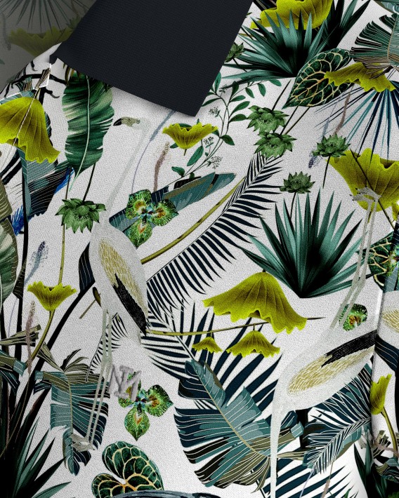 Polo imprim tropical