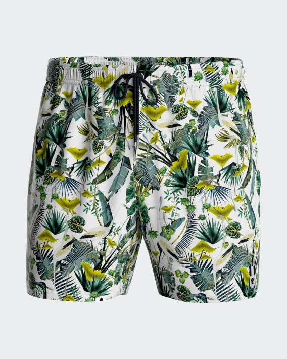 Tropical printed swim short