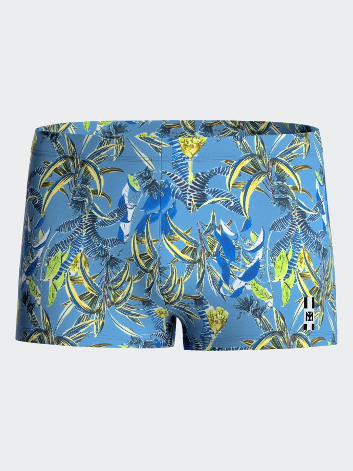 Floral printed swim boxer