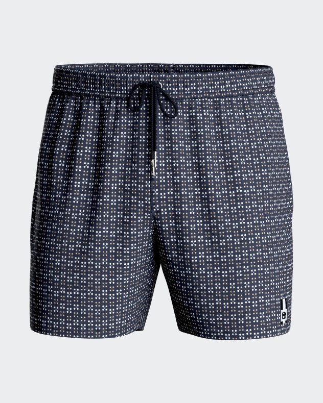 Baador Short con micromotivo geomtrico