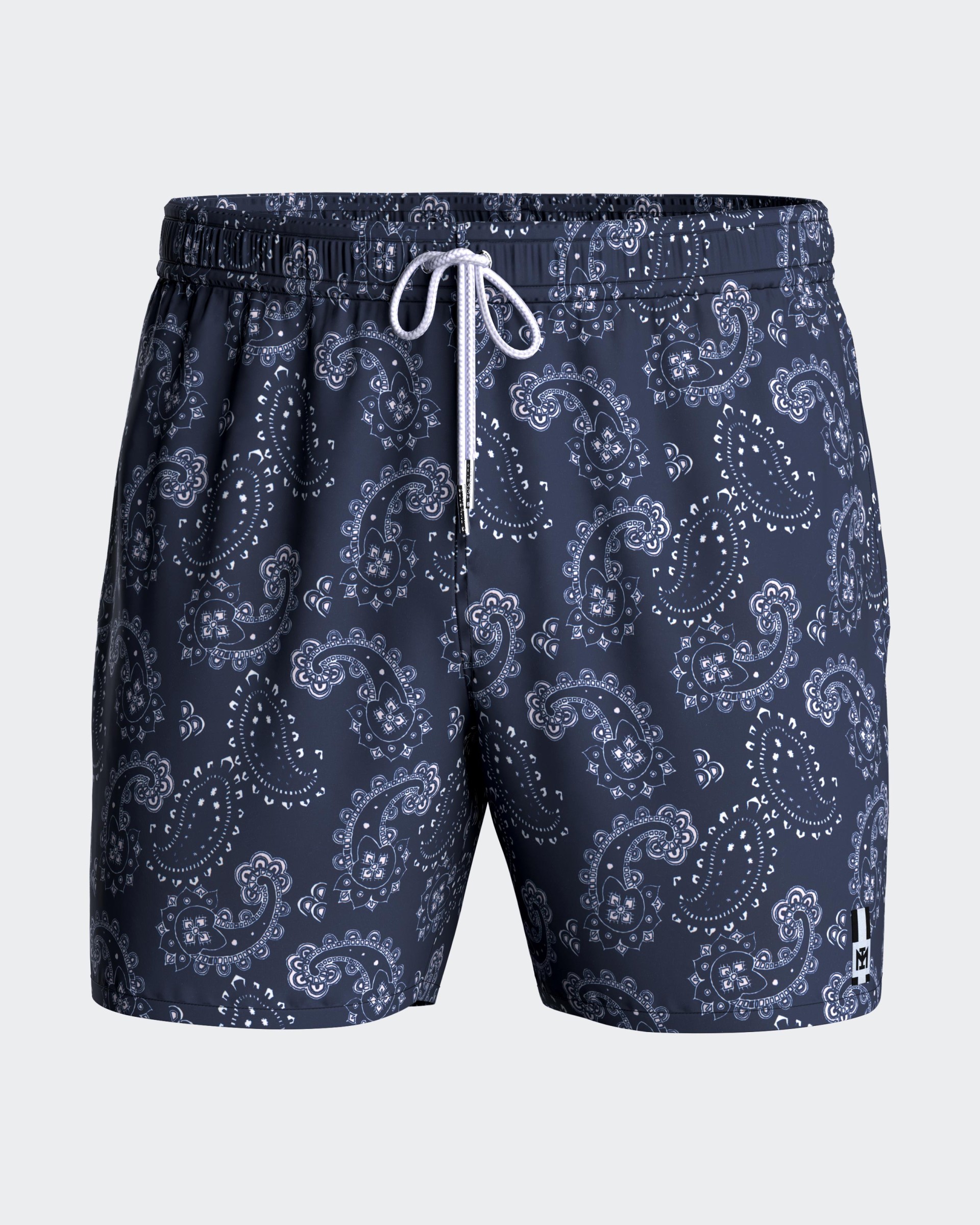 Paisley printed swim short