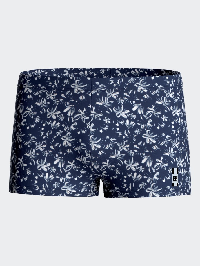 Floral printed swim boxer