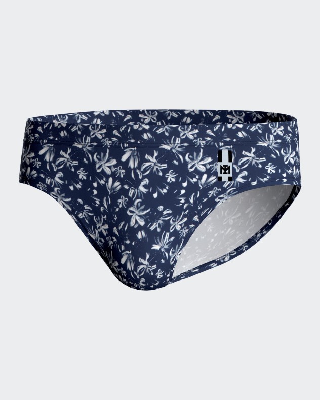 Floral printed swim brief
