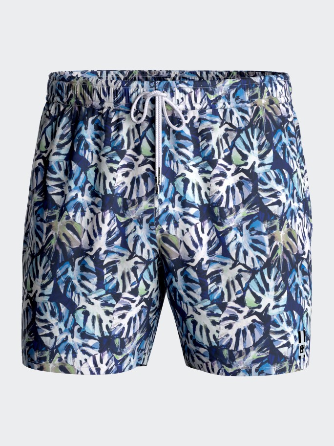 Palms printed swim short