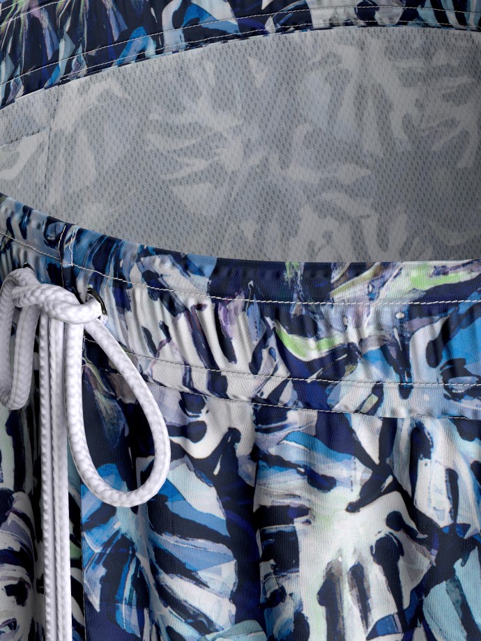 Palms printed swim short