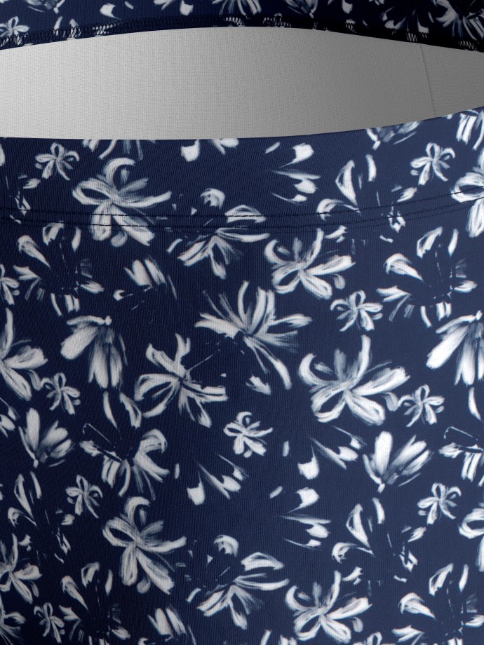 Floral printed swim boxer