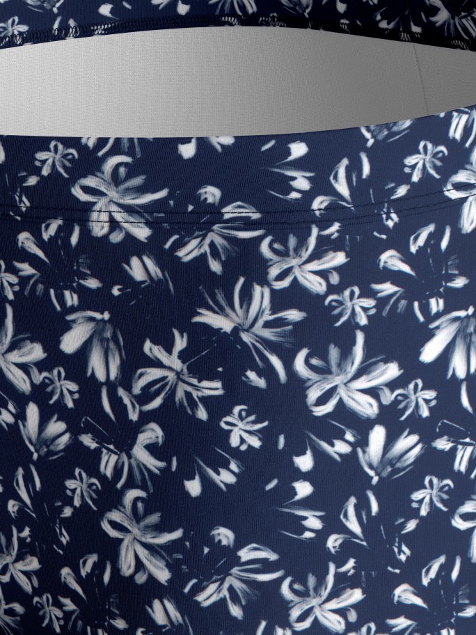 Floral printed swim boxer