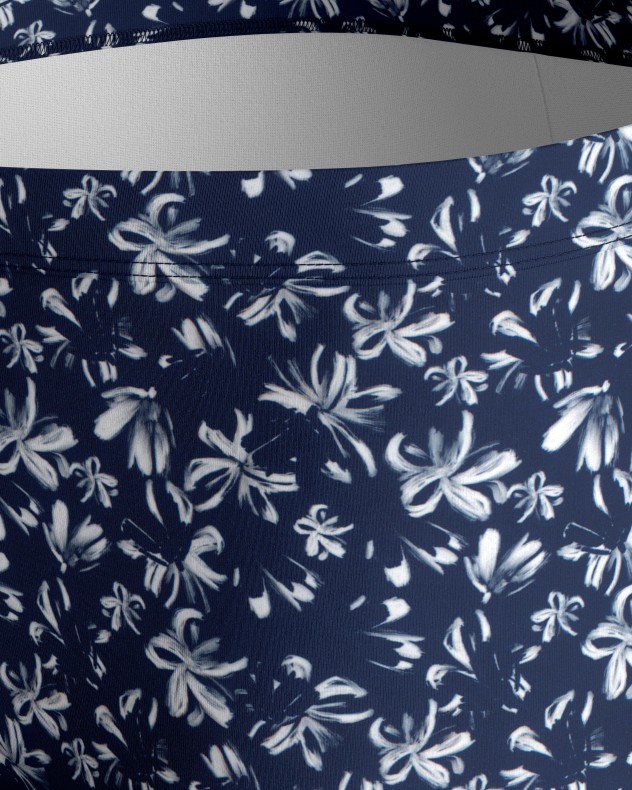 Floral printed swim boxer