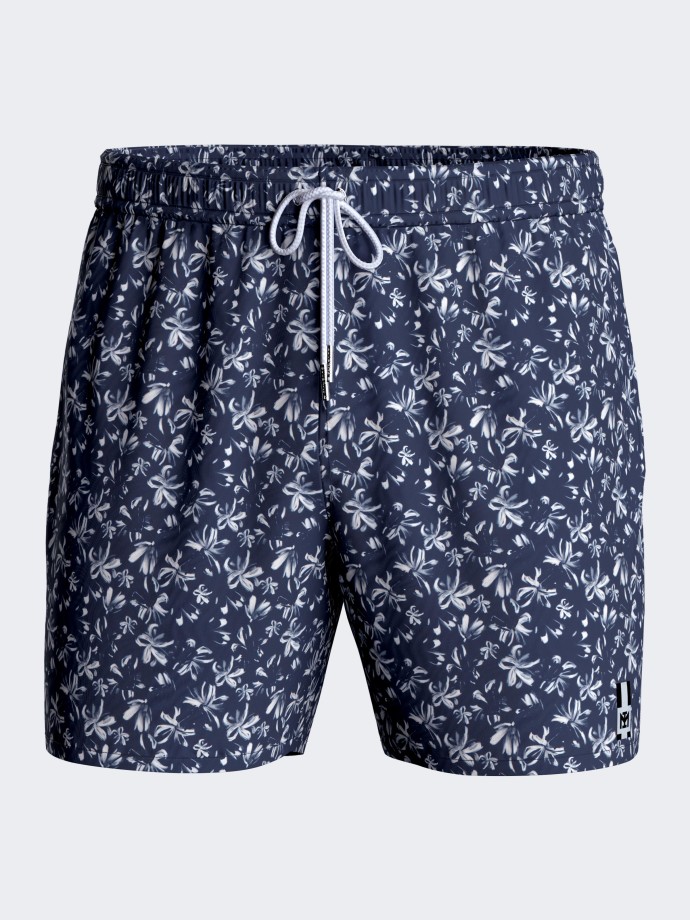 Floral printed swim short