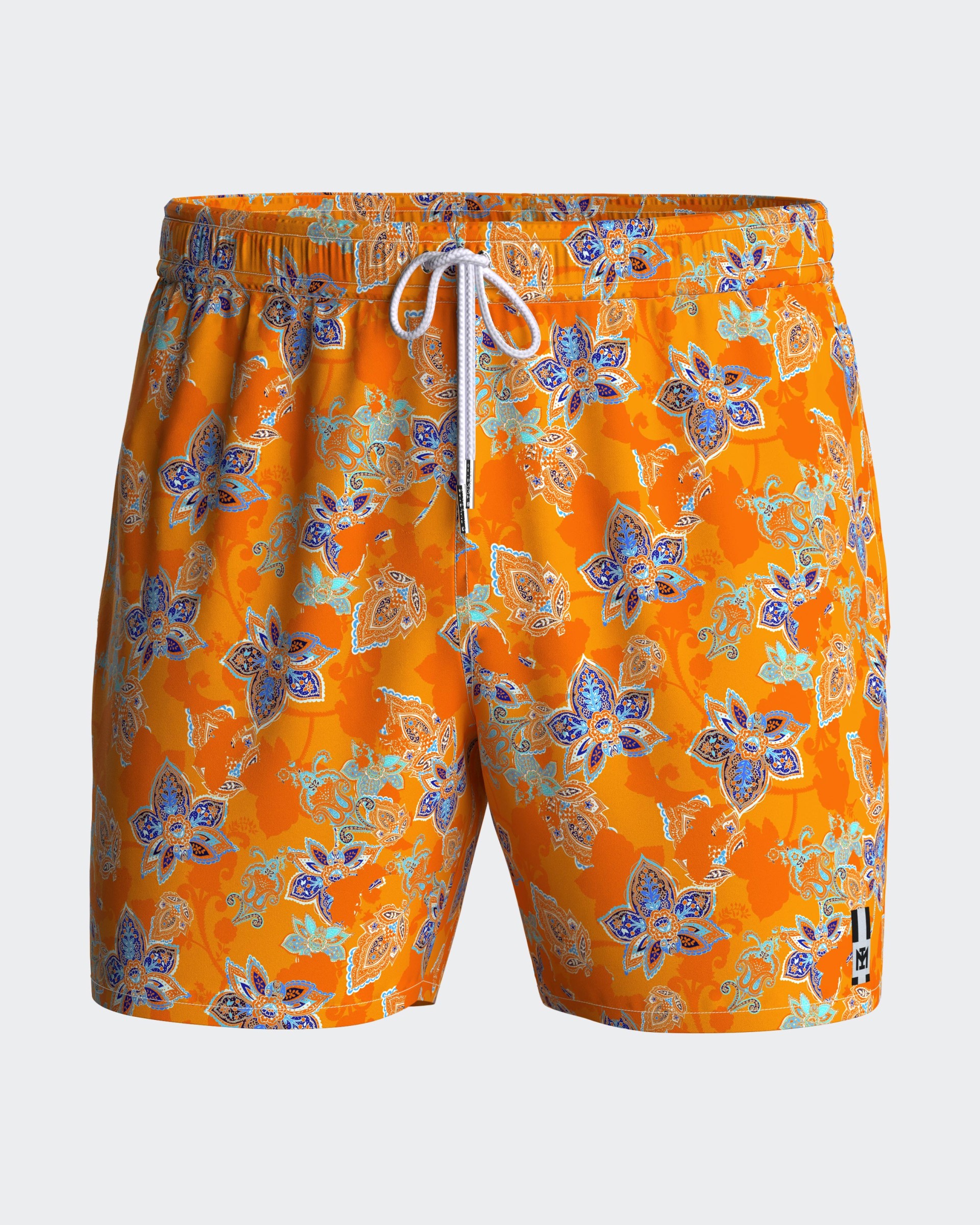 Badeshorts mit Blumenprint