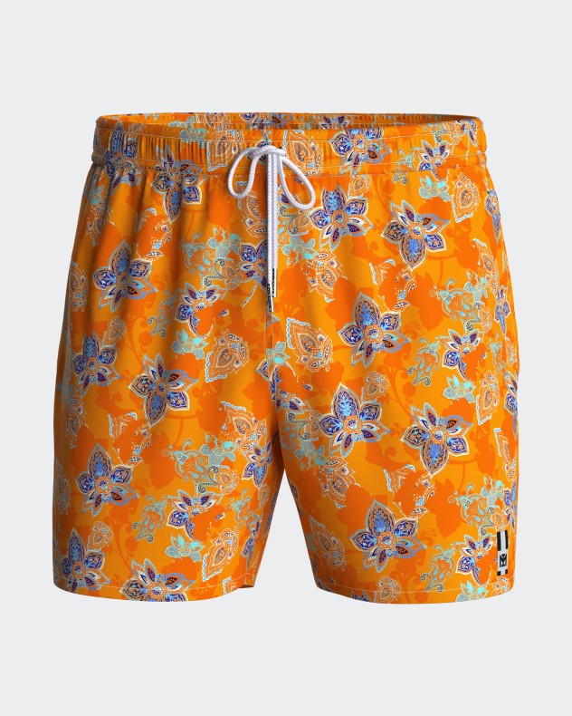 Badeshorts mit Blumenprint