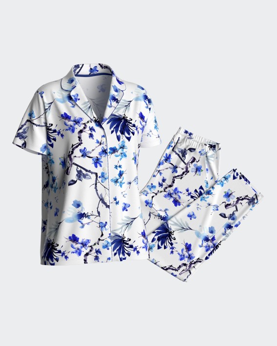 Pijama de mulher com botes em Modal