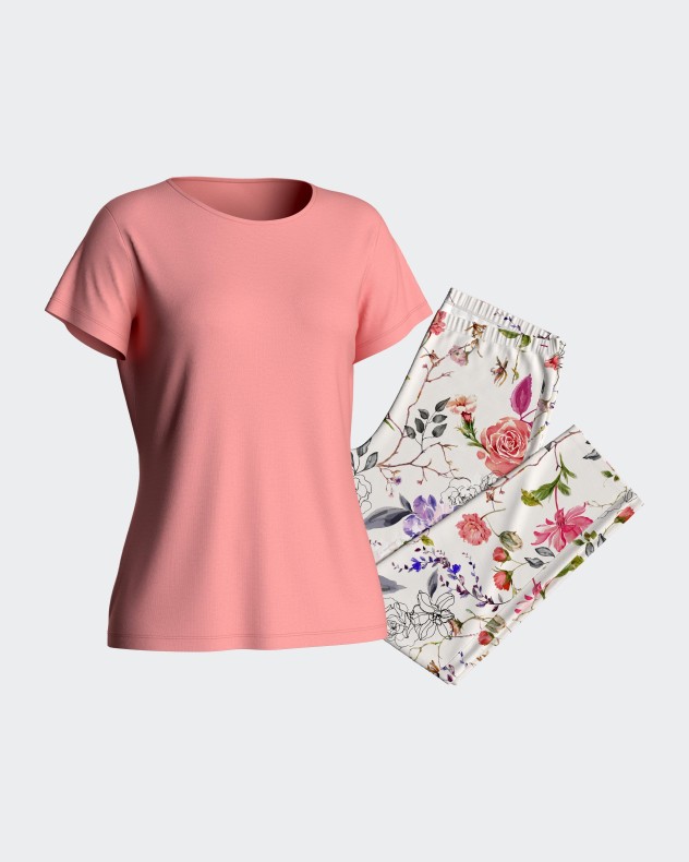 Pyjama aus Lyocell-Baumwolle