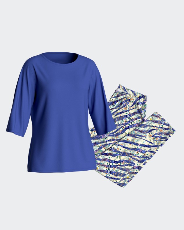 Langer Pyjama aus Modal