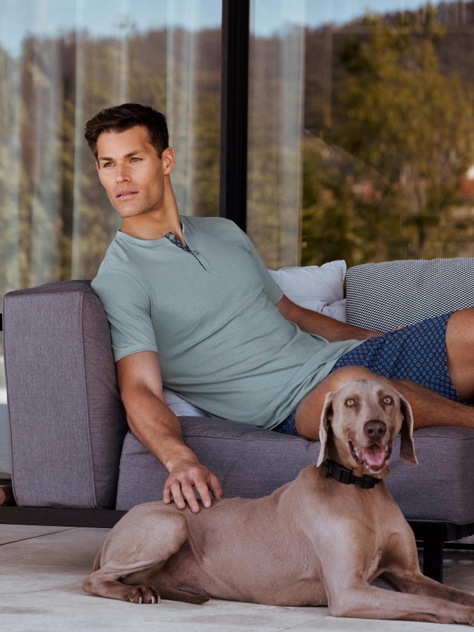 Herren-Boxer Shorts aus Baumwolle Modal