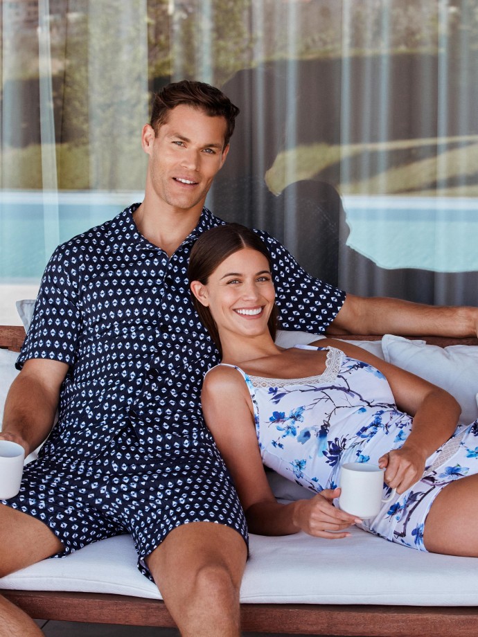 Floral bedrucktes Trgertop aus Modal