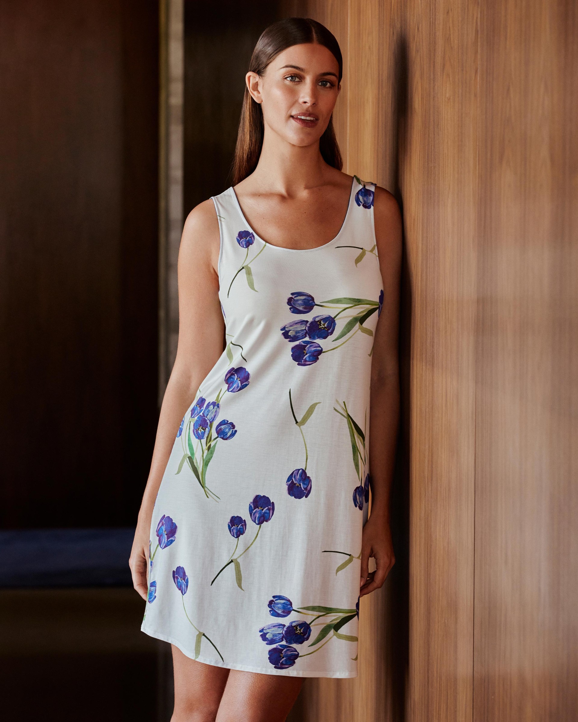 Geblümtes Nachthemd aus Modal