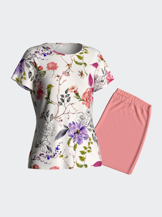 Short pyjama in Lyocell Cotton