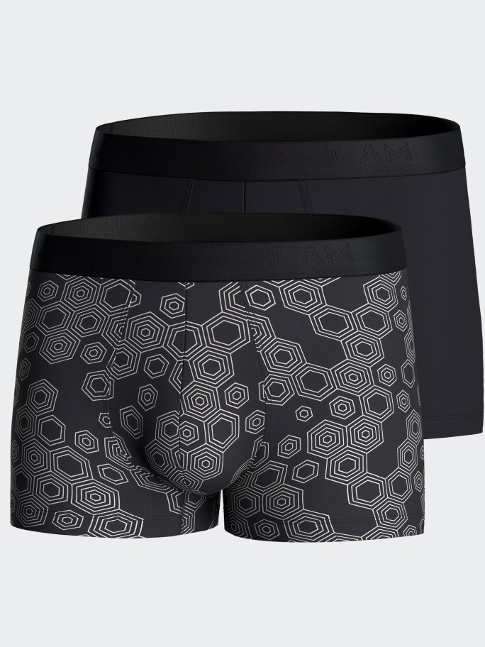 Pack 2 boxers de homem em Lyocell
