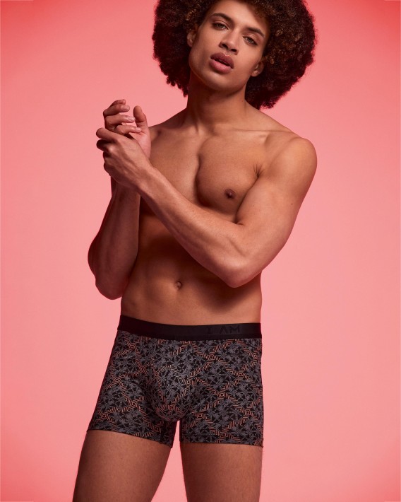 Boxer de punto de hombre estampado en Lyocell