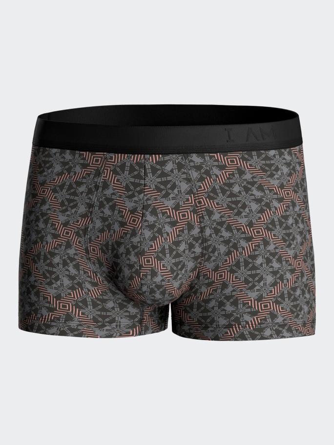 Boxer estampado em Lyocell