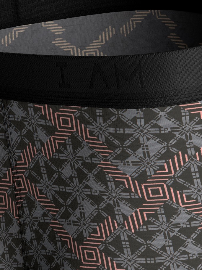 Boxer estampado em Lyocell