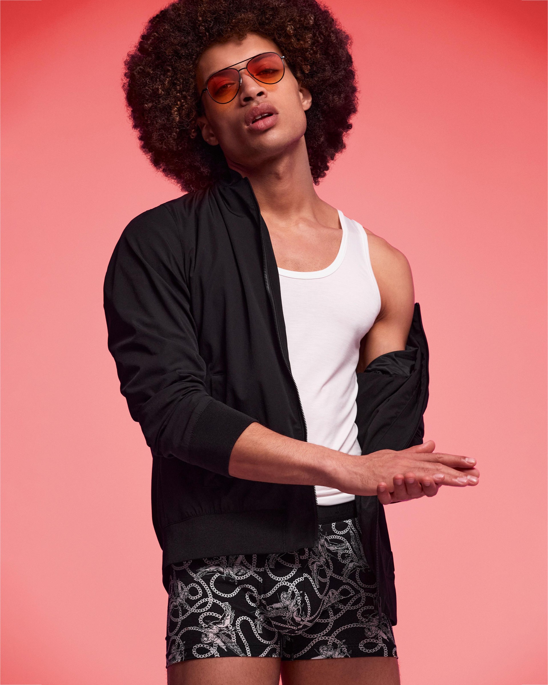 Bedruckte Boxershorts aus Lyocell