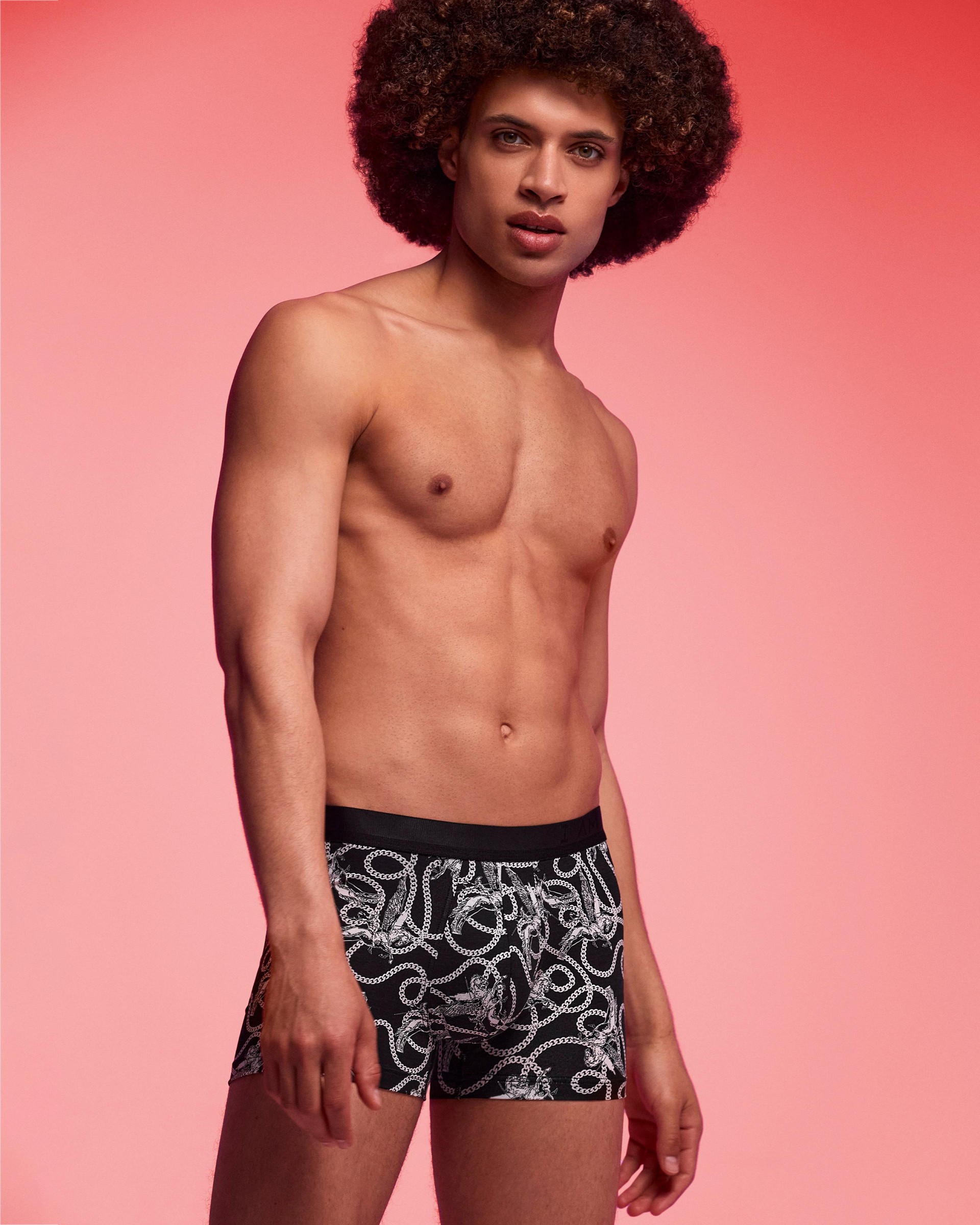 Bedruckte Boxershorts aus Lyocell
