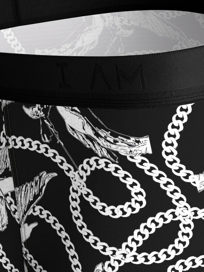 Boxer de homem estampado em Lyocell