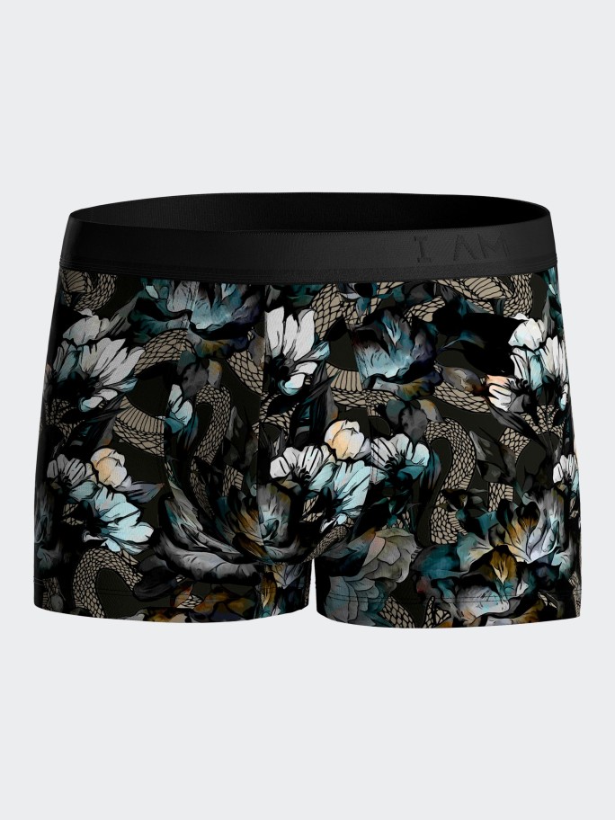 Boxer de homem estampado em Lyocell