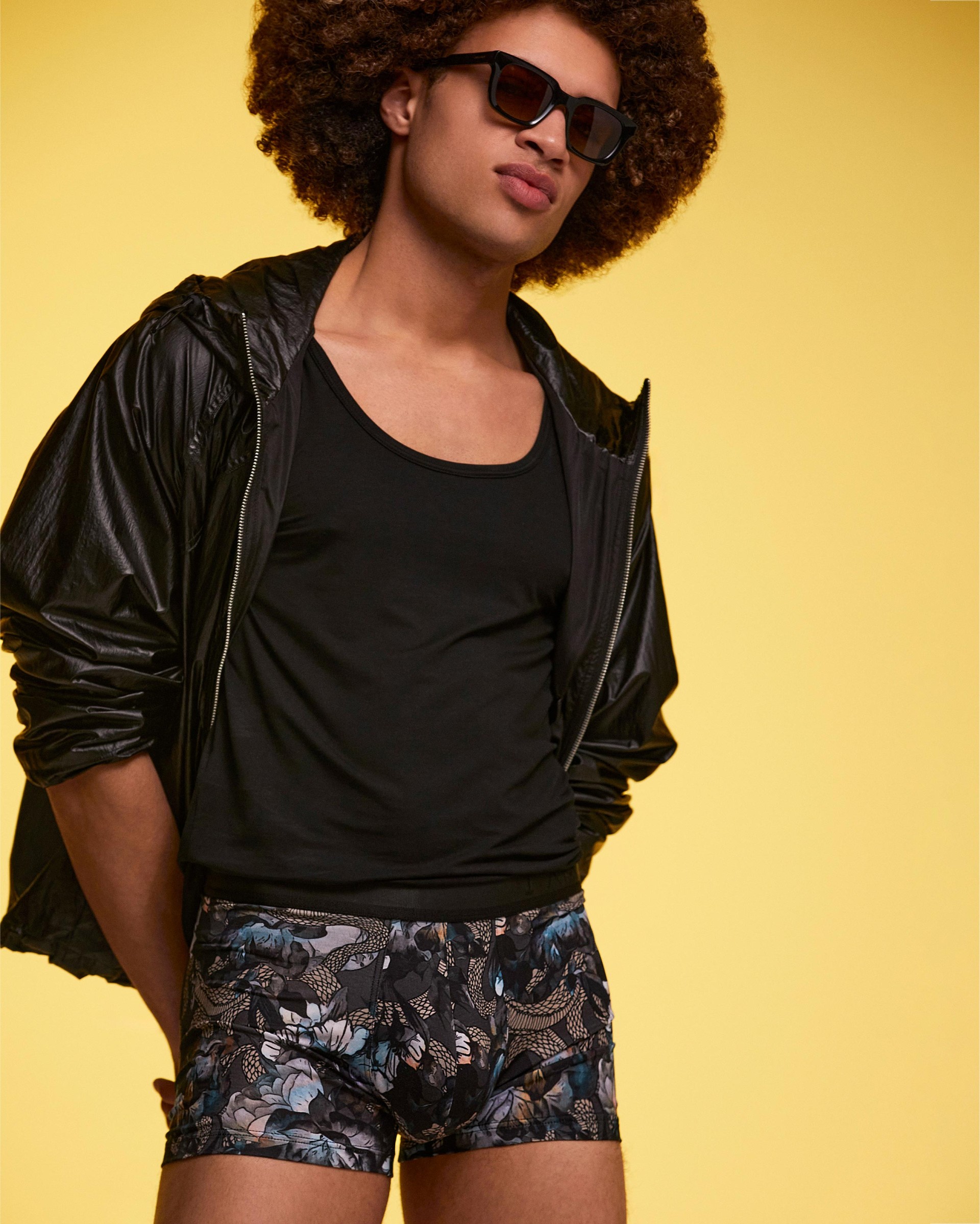 Printed boxer in Lyocell