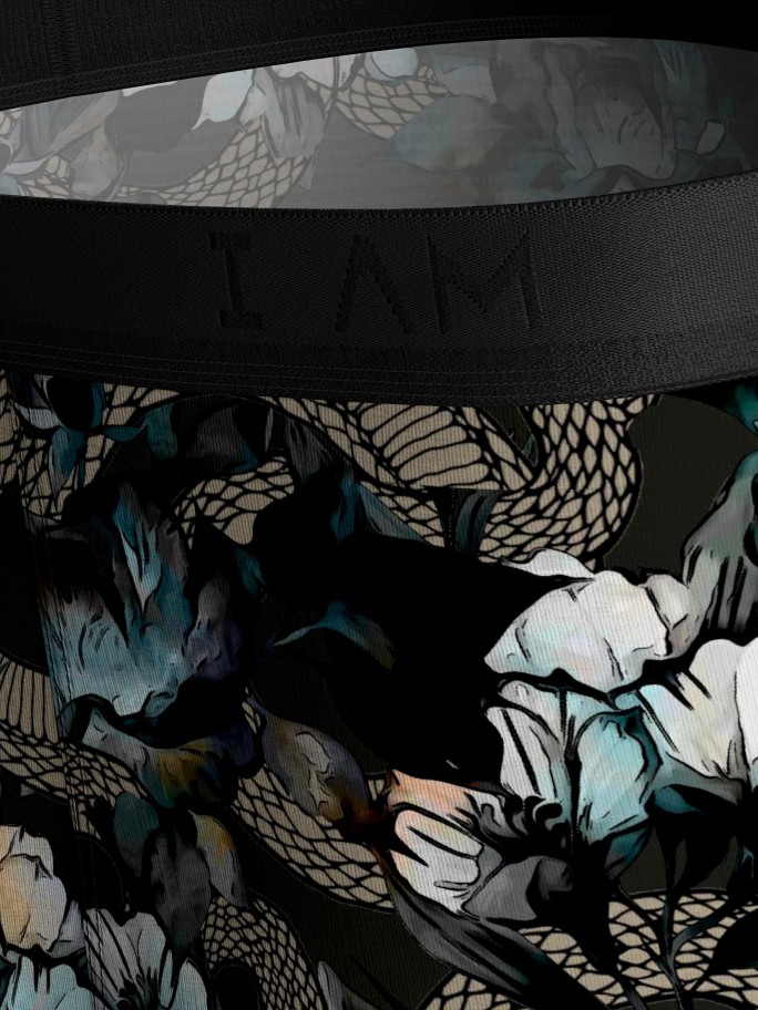 Boxer de homem estampado em Lyocell