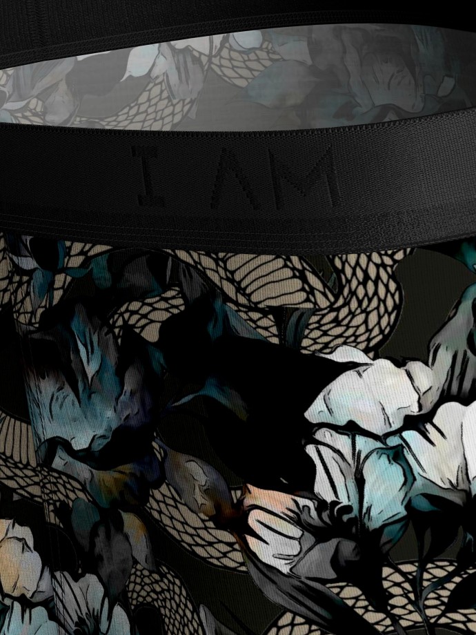 Boxer de homem estampado em Lyocell