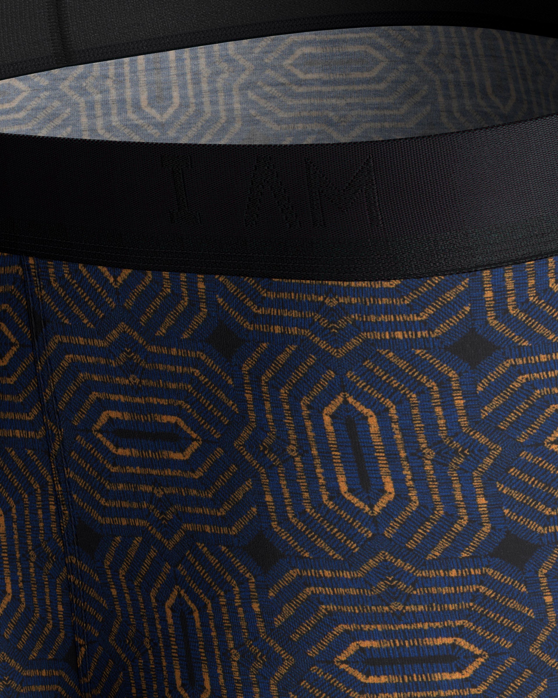 Printed boxer in Lyocell