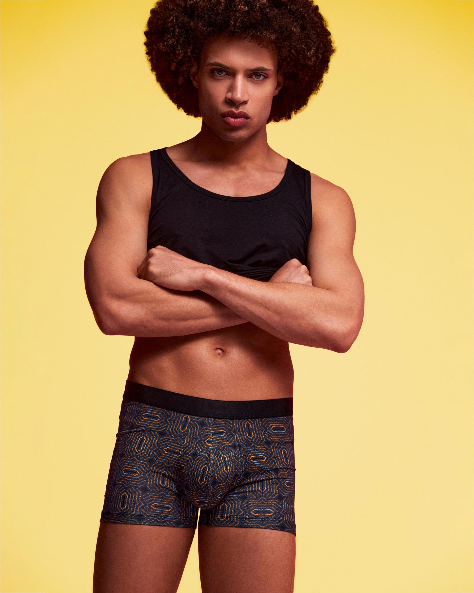 Printed boxer in Lyocell