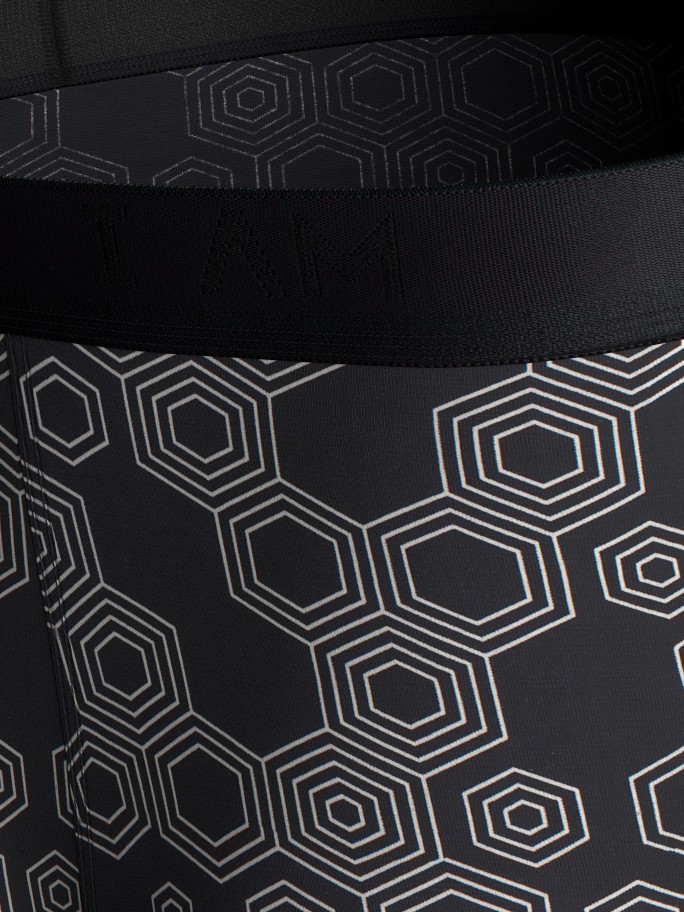 Boxer de homem estampado em Lyocell