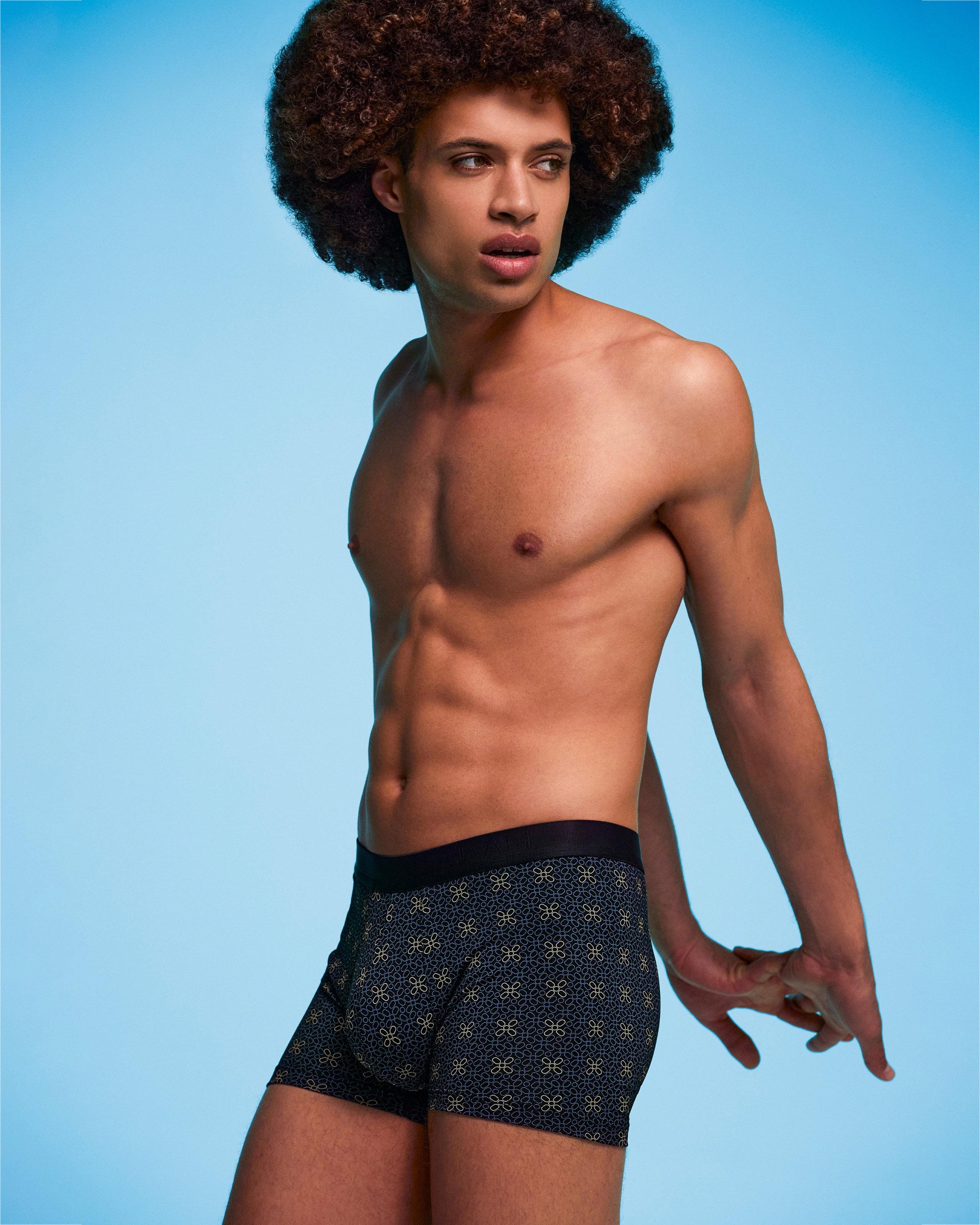 Printed boxer in Lyocell