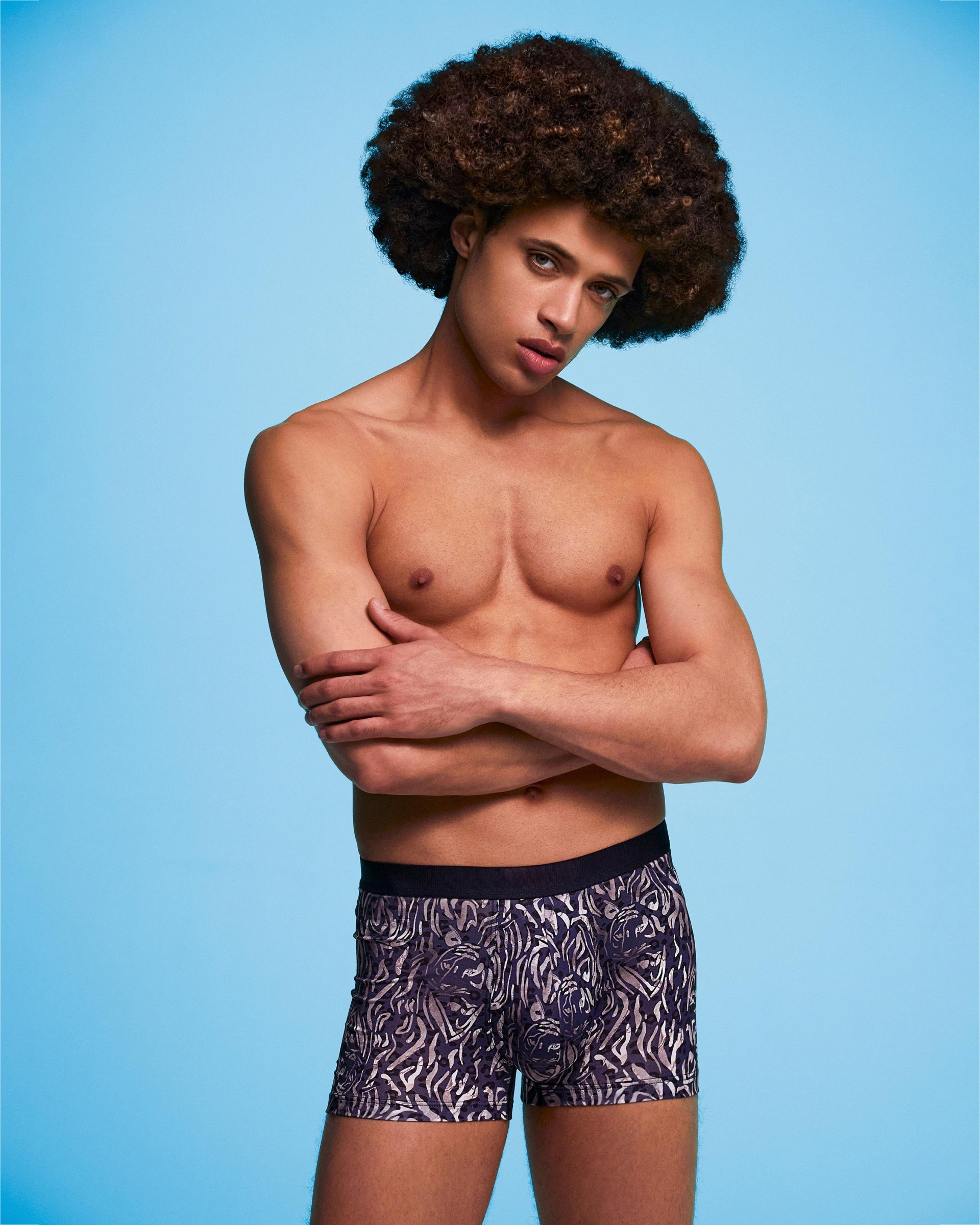 Printed boxer in Lyocell