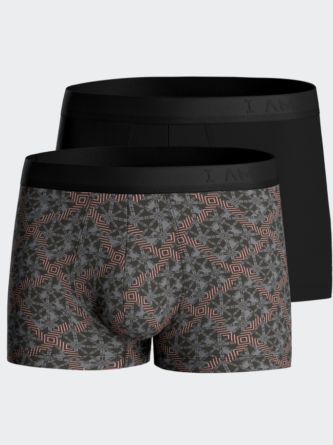 Pack 2 boxers de homem em Lyocell