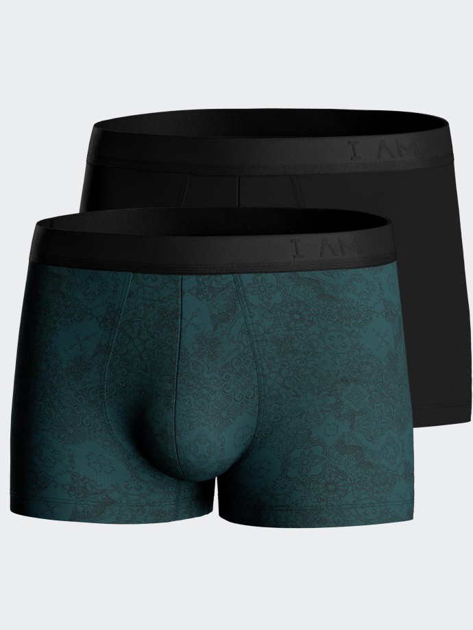 Packung mit 2 Boxershorts aus Lyocell Packung mit 2 Boxershorts aus Lyocell
