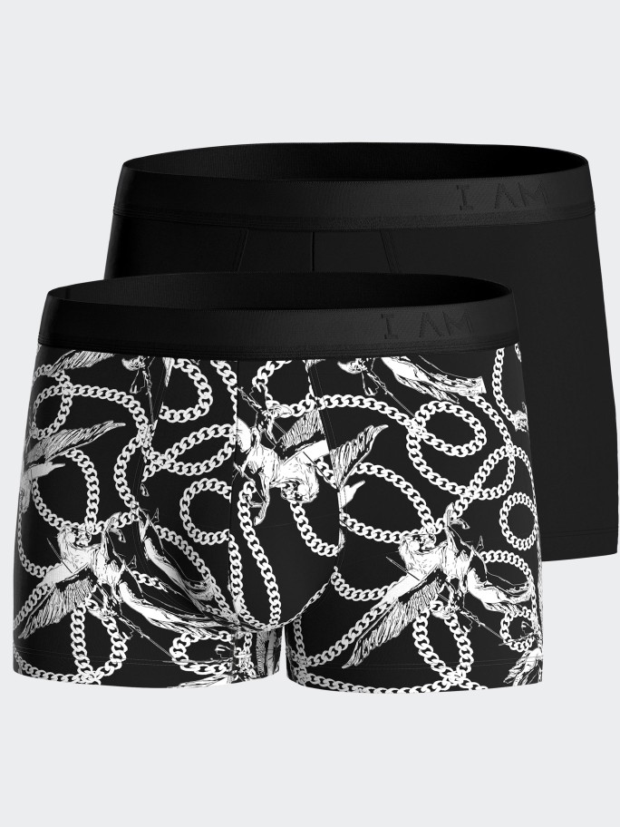 Pack 2 boxers de homem em Lyocell