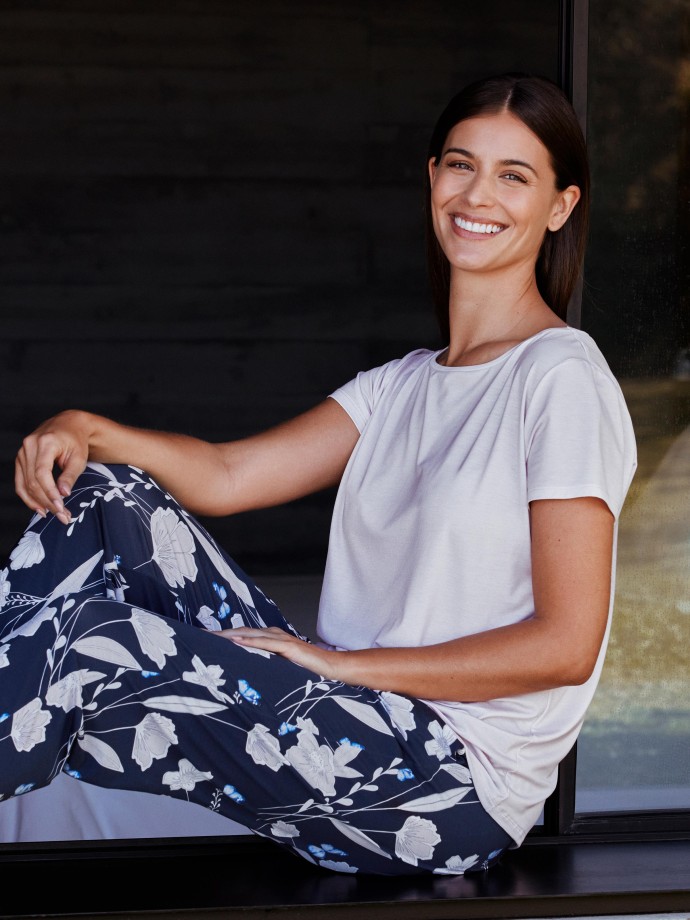 Long pyjama in Lyocell