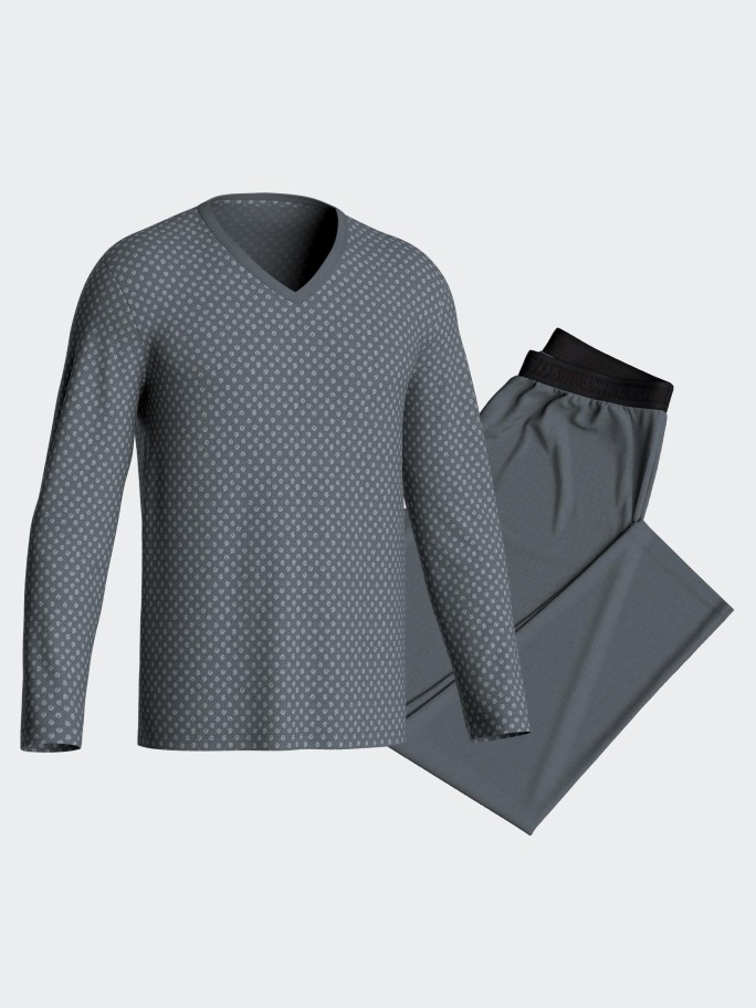 Herrenpyjama aus Lyocell