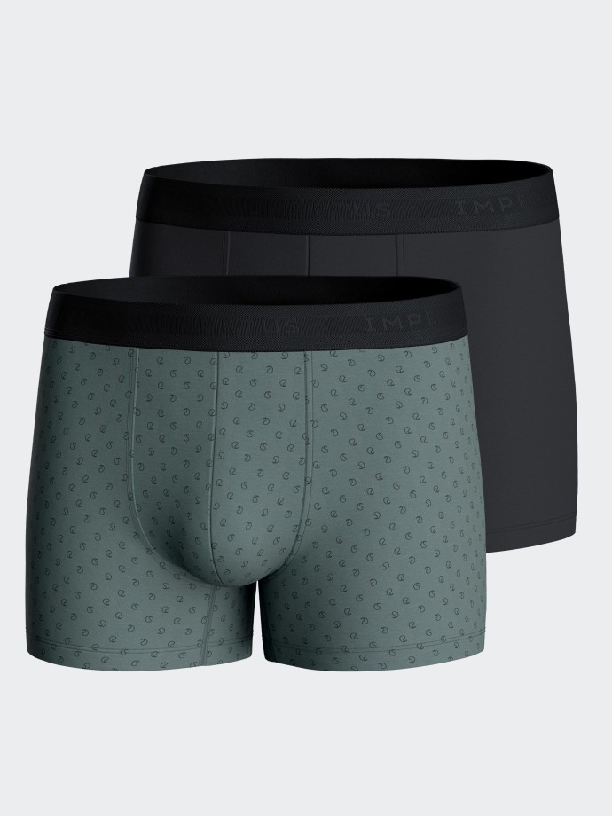 Packung mit 2 Herren-boxer shorts aus Baumwolle