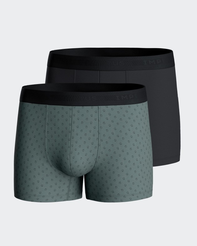 Pack 2 boxers de homem em Algodo