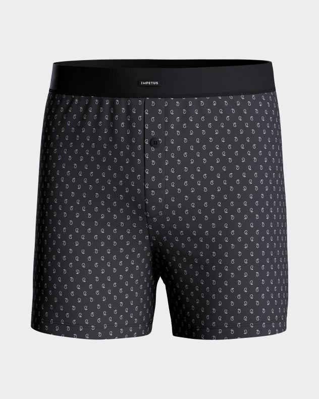 Boxershort with button in Cotton