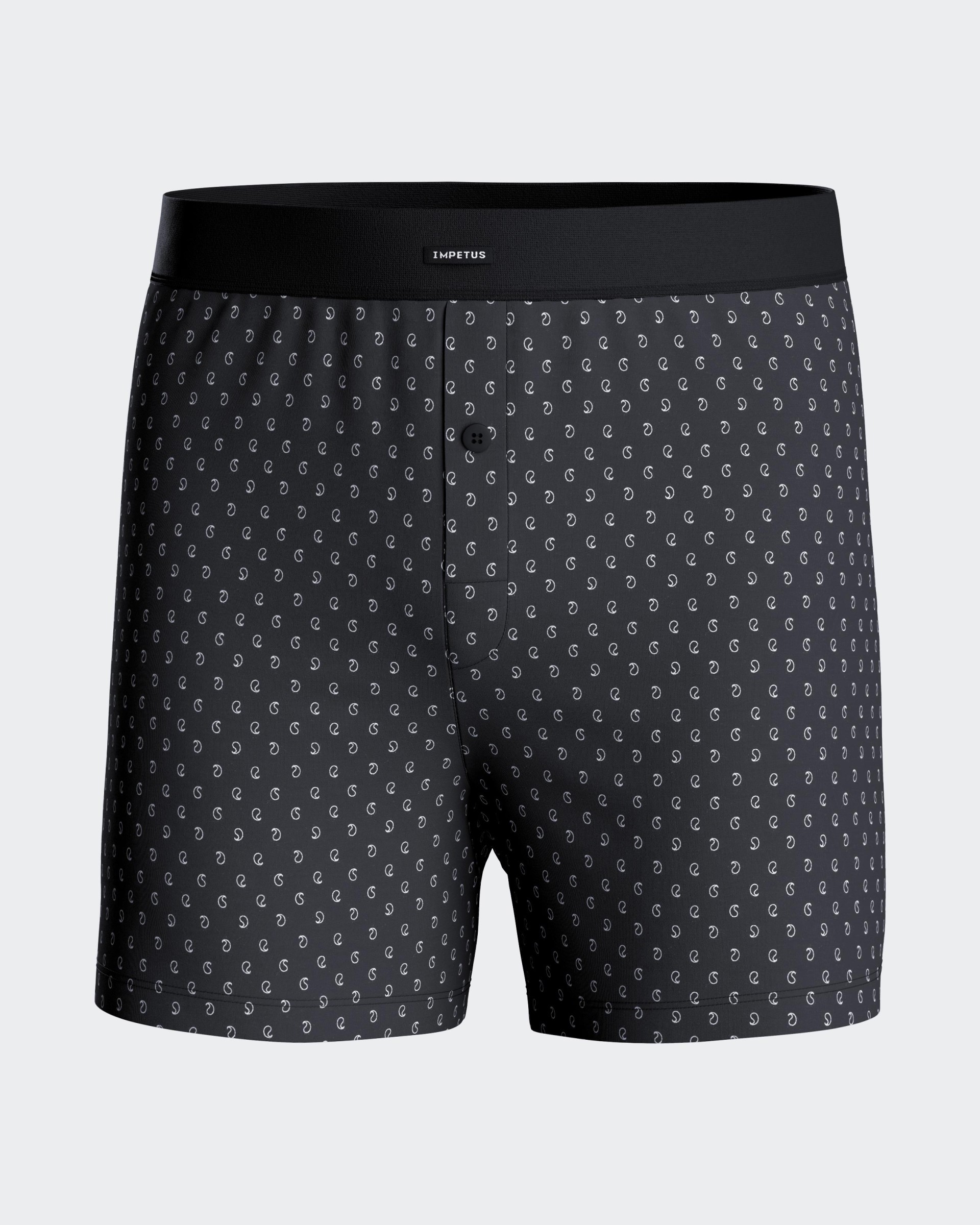 Boxershort de homem com boto em Algodo