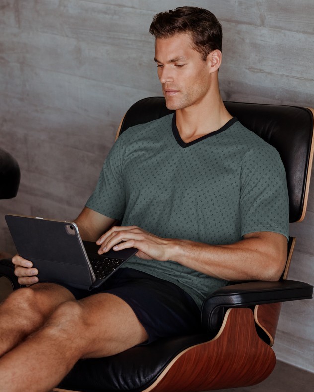 Short pyjama in Cotton