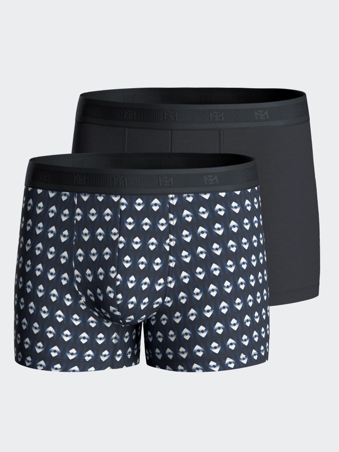 Pack of two boxers in Cotton Lyocell