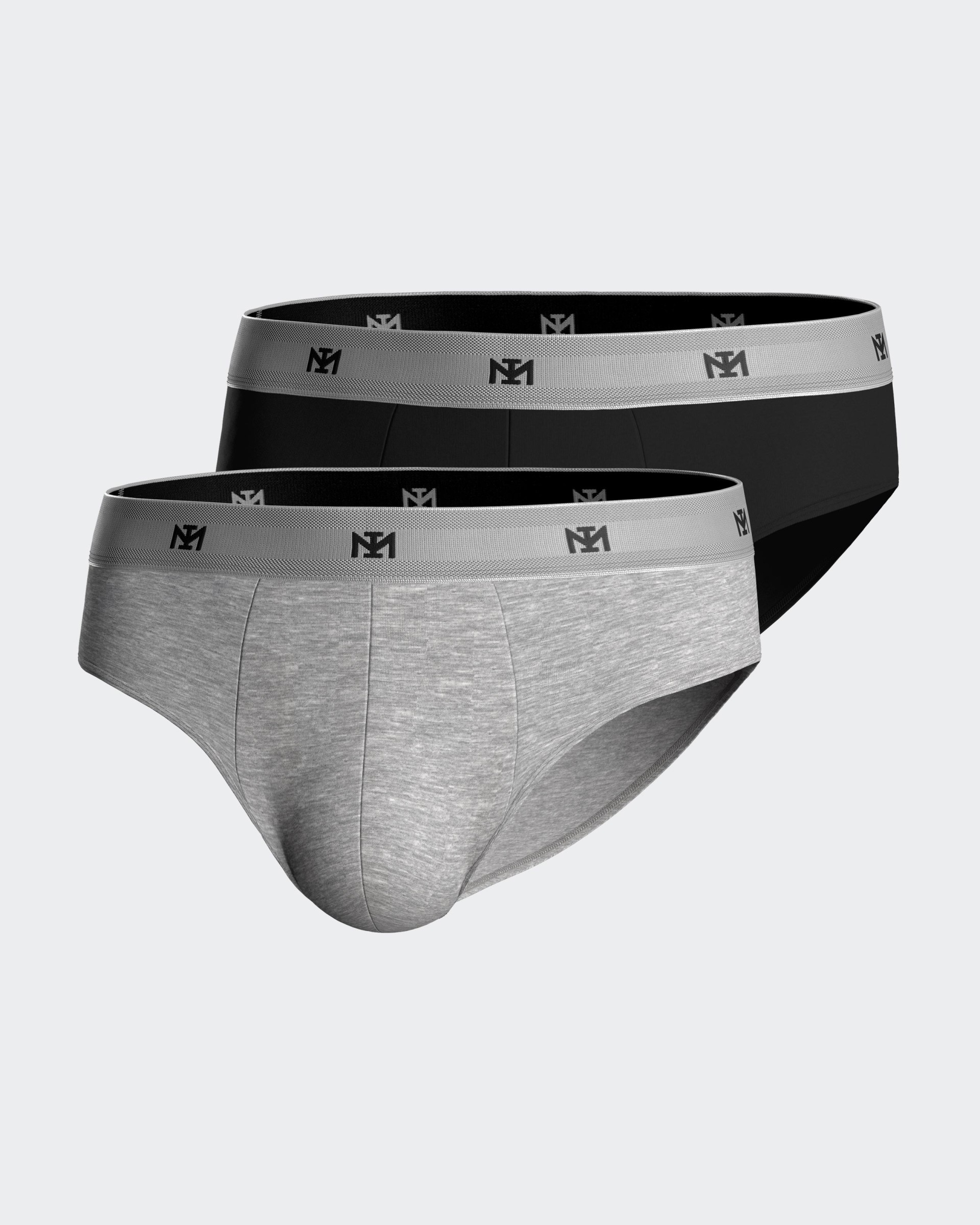 Pack 2 slips de punto de hombre en Lyocell